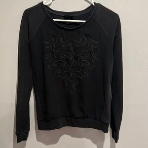 MISSION black top with embroidery